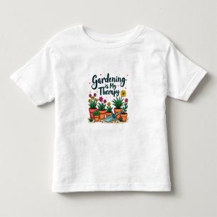 Camiseta Jardinagem É Minha Planta De Jardinagem De Terapia