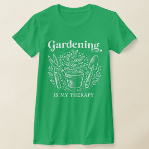 Camiseta Jardinagem É Minha Terapia