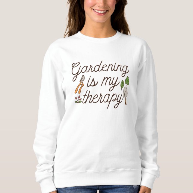 Camiseta Jardinagem É Minha Terapia (Frente)