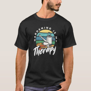 Camiseta Jardinagem É Minha Terapia Divertido Jardim Jardin