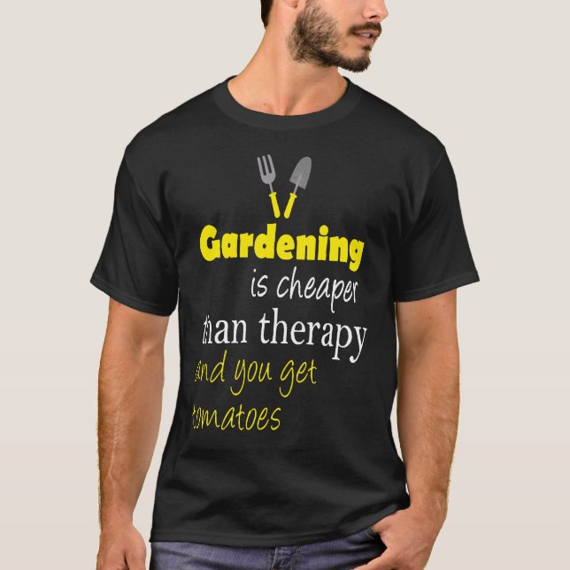 Camiseta Jardinagem E Tomates (Frente)