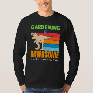 Camiseta Jardinagem é um jardineiro incrível Dinossauros Me