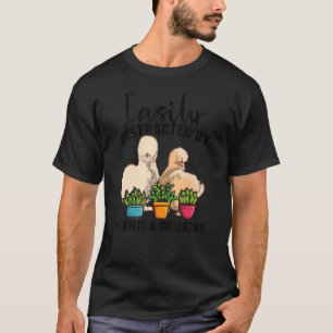 Camiseta Jardinagem Fazenda Silkie Chicke