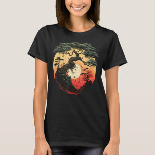 Camiseta Jardinagem japonesa da Miniatura Bonkei em Bonsai