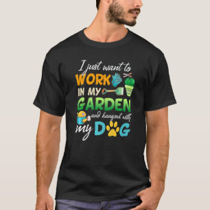 Camiseta Jardinagem Jardineira de Cachorro Plantas Pet