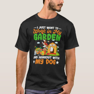 Camiseta Jardinagem Jardineira de Cachorro Plantas Pet