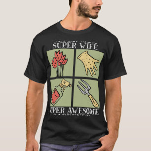 Camiseta Jardinagem Mãe Planta Jardineira Suculenta Mães Da