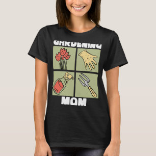 Camiseta Jardinagem Mãe Planta Jardineira Suculenta Mães Da