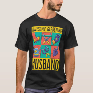 Camiseta Jardinagem Para Jardins De Paisagem De Marido De J