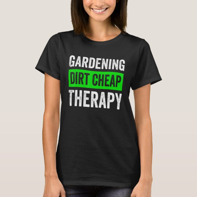 Camiseta Jardinagem Terapêutica Barata Viúva (Frente)