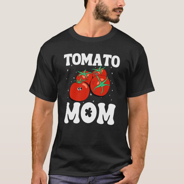 Camiseta Jardineira do Dia das Mães Vegetais da Fruta de To (Frente)