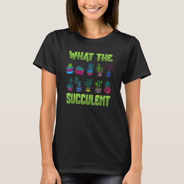 Camiseta Jardineiras Florist Cactus Succult (Frente)