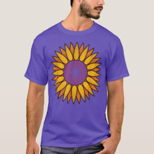 Camiseta Jardineiro Amarelo Hippie Floral Belo Sol