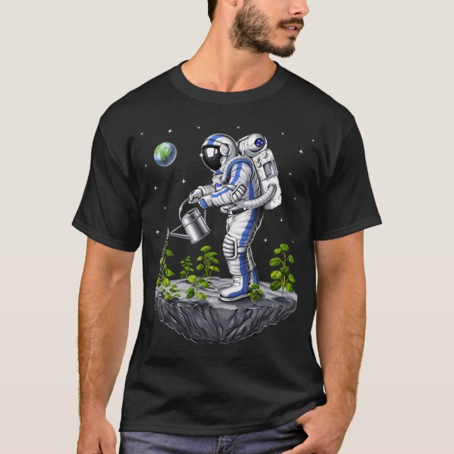 Camiseta Jardineiro Astronauta (Frente)