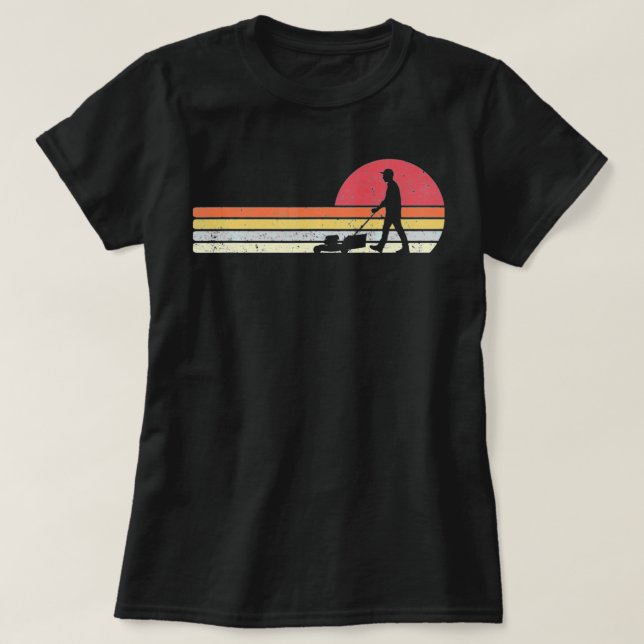 Camiseta Jardineiro, Cabeça De Camada, Estilo De Retrô (Frente do Design)