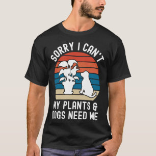 Camiseta Jardineiro Cão e Planta