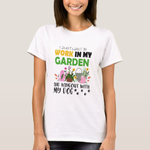 Camiseta Jardineiro Cão-Grande Jardineiro Cultivo