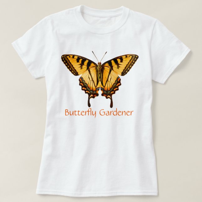 Camiseta Jardineiro de Borboletas (Frente do Design)