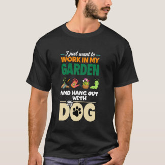 Camiseta Jardineiro de Cachorro Pet Cachorro Dão Engraçado