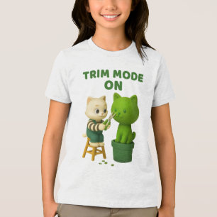 Camiseta Jardineiro de Gatos Modo de Corte de Topiaria Surr