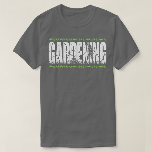 Camiseta Jardineiro de jardinagem (Frente do Design)