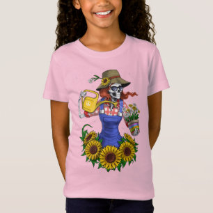 Camiseta Jardineiro de Plantas Esqueleto