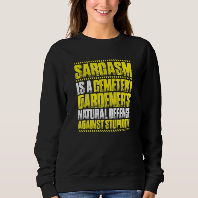 Camiseta Jardineiro do Cemitério do Sarcasmo (Frente)