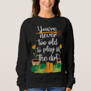 Camiseta Jardineiro Engraçado Nunca Muito Velho
