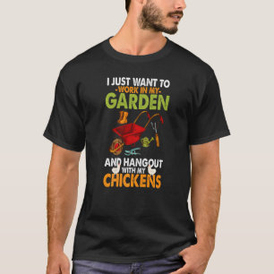 Camiseta Jardineiro Eu Só Quero Trabalhar No Meu Jardim E P