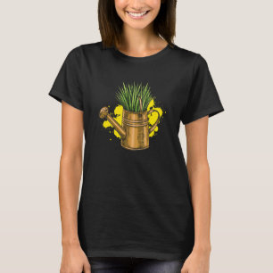 Camiseta Jardineiro Jardinagem Jardim Plantas Regador Fluxo