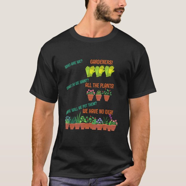 Camiseta Jardineiro Para Planta (Frente)