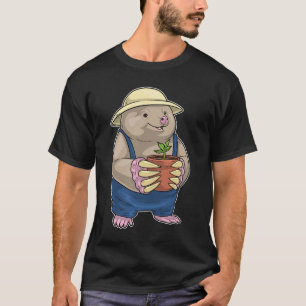 Camiseta Jardineiro Toupeira Planta Jardim