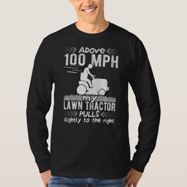 Camiseta Jardineiro Trator e Mower Landscaper 10 (Frente)