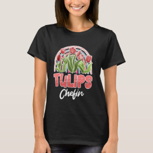 Camiseta Jardineiro TULIPAS CHEFIN Tulipas Jardim Tulipas E