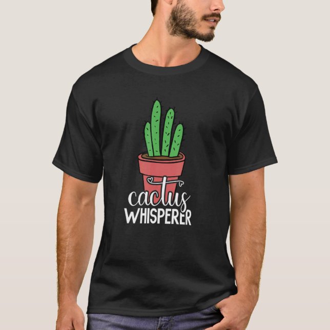 Camiseta Jardineiros Murmuradores de Cactus Cactaceae Sucul (Frente)