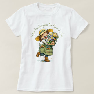 Camiseta Jardins Crescem Felicidade