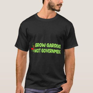 Camiseta Jardins em Crescimento Não Governo