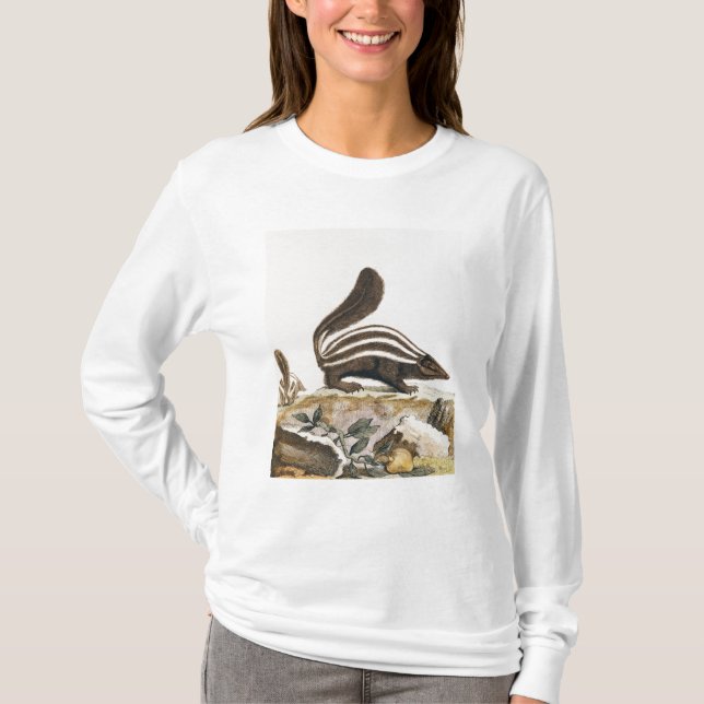 Camiseta Jaritataca, de "Histoire Naturelle" perto (Frente)