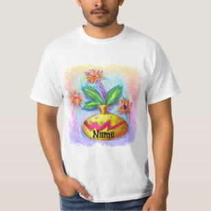 Camiseta Jarra De Flores