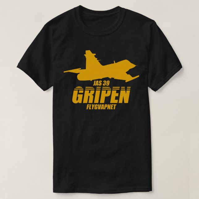 Camiseta JAS 39 Gripen (Frente do Design)