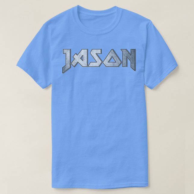 Camiseta Jason Heavy Metal (Frente do Design)