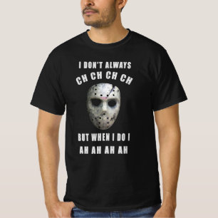 Camiseta Jason Sexta 13 I nem sempre CH quando eu faço