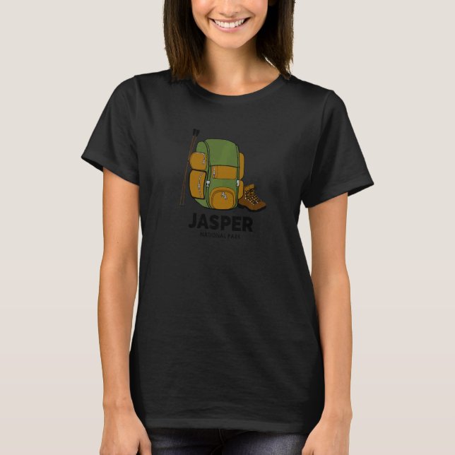 Camiseta Jasper National Park Backpack Premium (Frente)