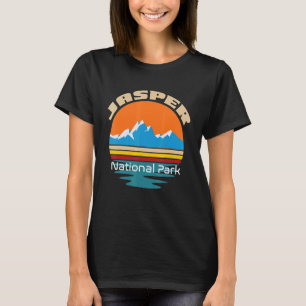 Camiseta Jasper National Park Souvenir Canada Waterfall Mo