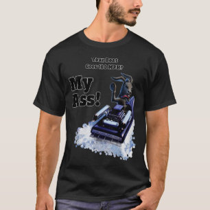 Camiseta Jato engraçado ou bote de energia