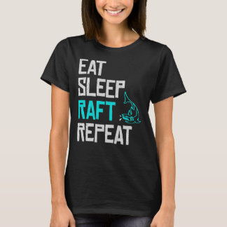 Camiseta Jato Raft Comer Sono Raft Repetir Ataque Funny Sha