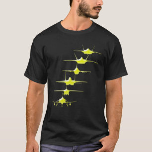 Camiseta Jatos de Combatente da Força Aérea F-4 F-111 F-15 