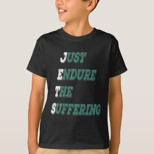 Camiseta Jatos engraçados apenas suportam o pé sofrido de N