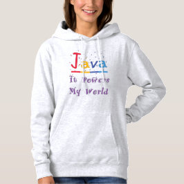 Camiseta Java alimenta meu mundo