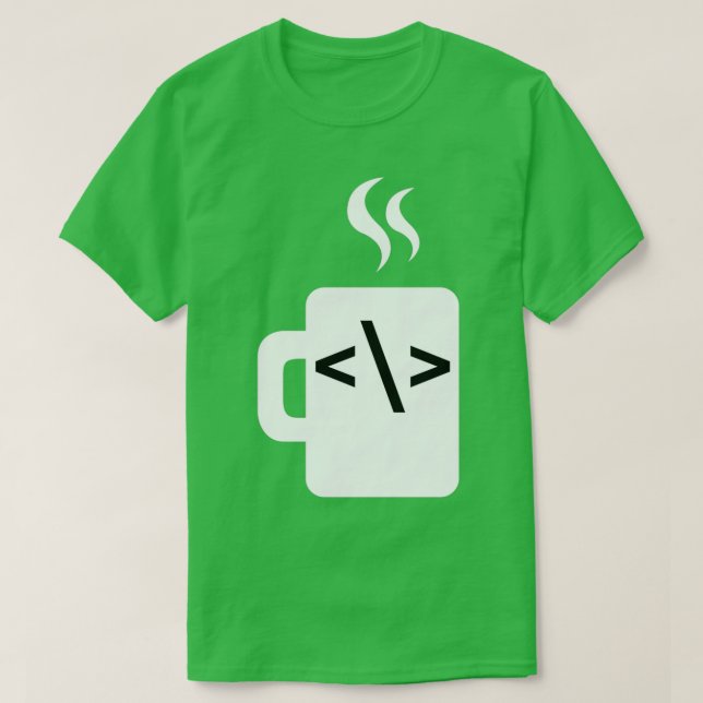 Camiseta Java do desenvolvedor de software do código Javasc (Frente do Design)